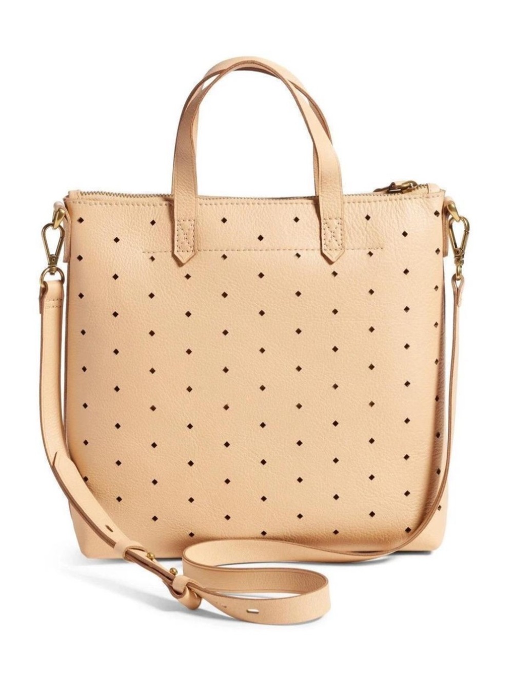 Madewell Transport Perforated Leather Crossbody
